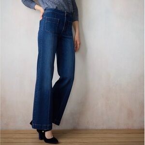 LC Lauren Conrad Super High-Waisted Flare Jeans